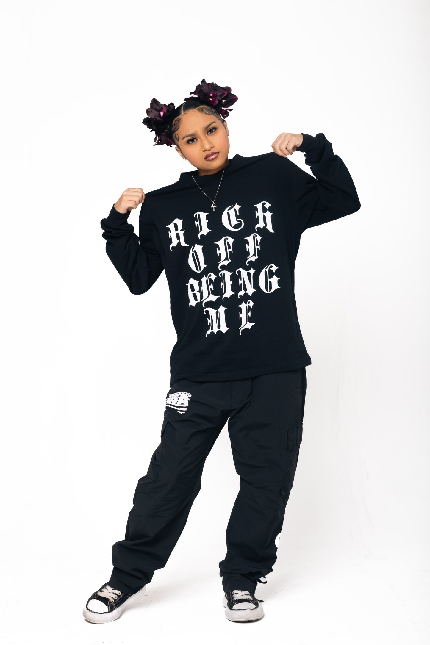 "Rich Off Being Me" Long Sleeve T-Shirt